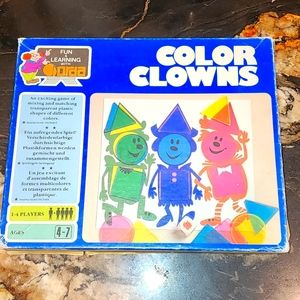 Vintage Color Clowns Learning Fun